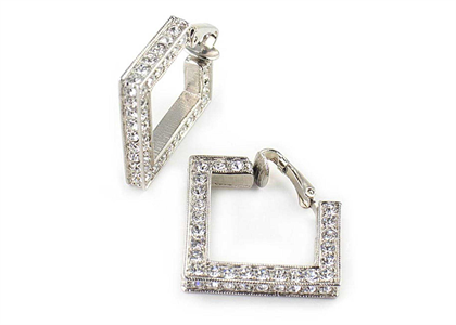 Rhodium Plated | Fashion Earrings